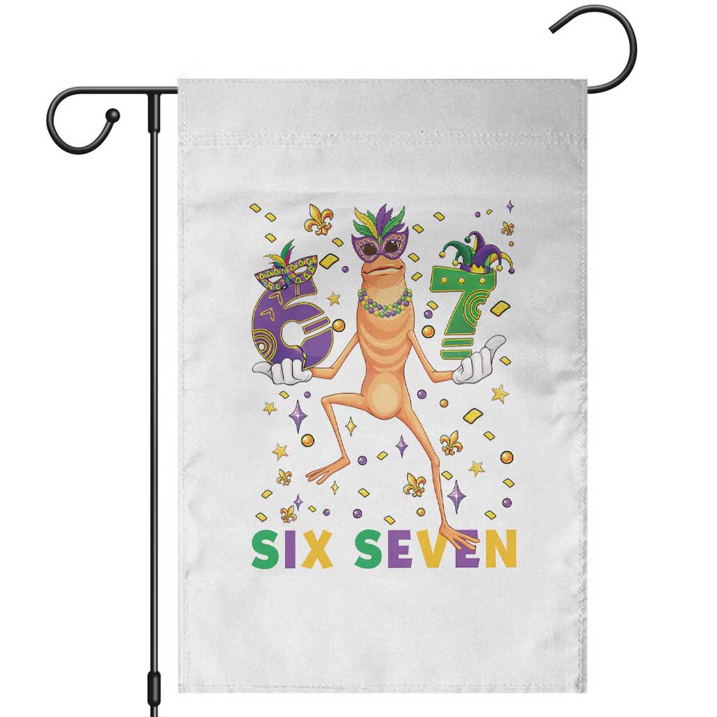 67 Mardi Gras Garden Flag Marcus The Worm Carnival Trendy Meme TS14 White Print Your Wear