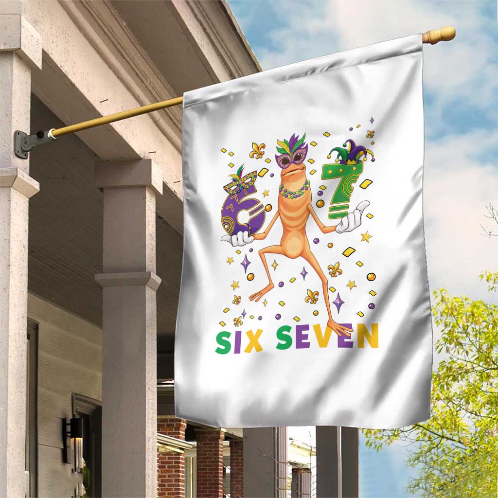 67 Mardi Gras Garden Flag Marcus The Worm Carnival Trendy Meme TS14 Print Your Wear
