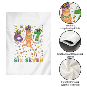 67 Mardi Gras Garden Flag Marcus The Worm Carnival Trendy Meme TS14 Print Your Wear
