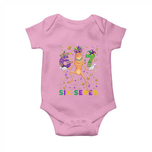 67 Mardi Gras Baby Onesie Marcus The Worm Carnival Trendy Meme TS14 Light Pink Print Your Wear
