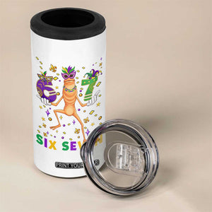 67 Mardi Gras 4 in 1 Can Cooler Tumbler Marcus The Worm Carnival Trendy Meme TS14 Print Your Wear