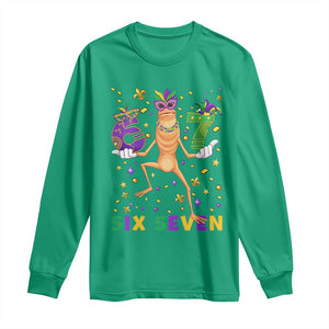 67 Mardi Gras Long Sleeve Shirt Marcus The Worm Carnival Trendy Meme TS14 Irish Green Print Your Wear