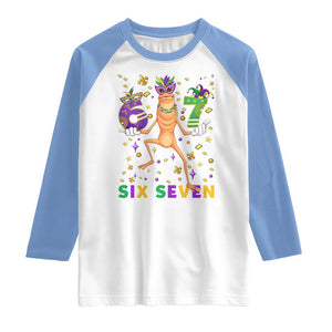 67 Mardi Gras Raglan Shirt Marcus The Worm Carnival Trendy Meme TS14 White Carolina Blue Print Your Wear