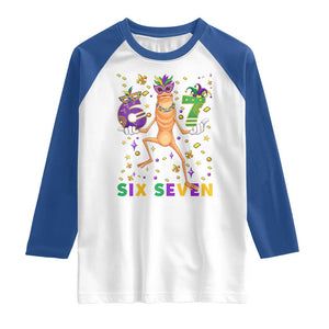 67 Mardi Gras Raglan Shirt Marcus The Worm Carnival Trendy Meme TS14 White Royal Print Your Wear