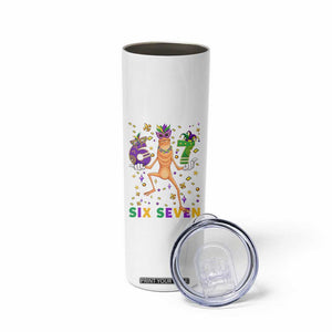 67 Mardi Gras Skinny Tumbler Marcus The Worm Carnival Trendy Meme TS14 Print Your Wear