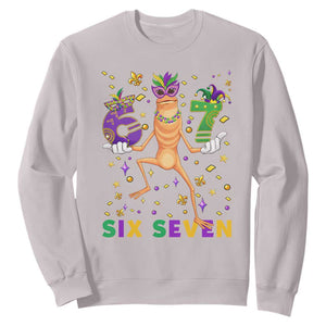67 Mardi Gras Sweatshirt Marcus The Worm Carnival Trendy Meme TS14 Ice Gray Print Your Wear