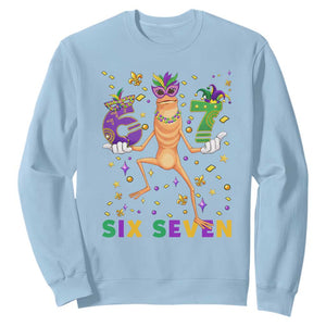 67 Mardi Gras Sweatshirt Marcus The Worm Carnival Trendy Meme TS14 Light Blue Print Your Wear