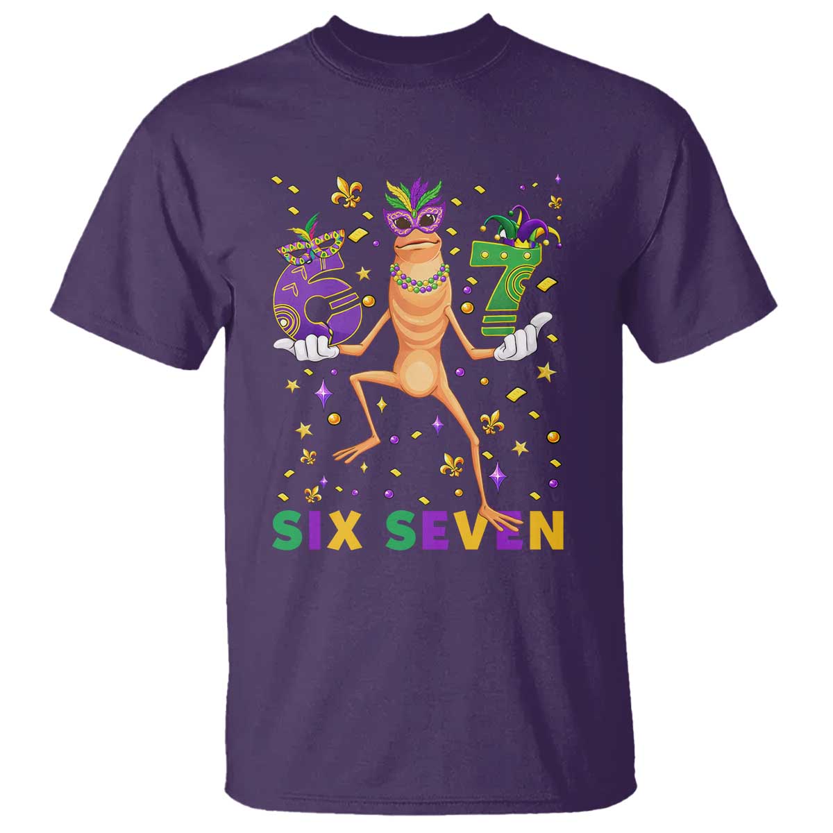 67 Mardi Gras T Shirt Marcus The Worm Carnival Trendy Meme TS14 Purple Print Your Wear
