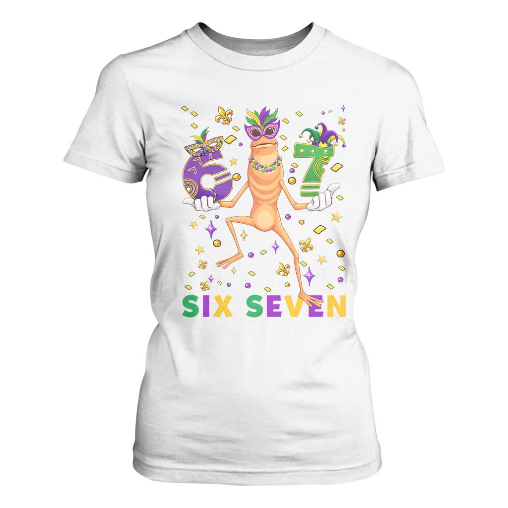 67 Mardi Gras T Shirt For Women Marcus The Worm Carnival Trendy Meme TS14 White Print Your Wear