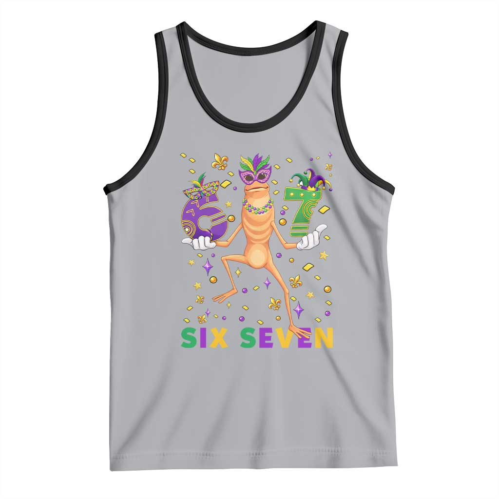 67 Mardi Gras Tank Top Marcus The Worm Carnival Trendy Meme TS14 Athletic Heather Black Print Your Wear