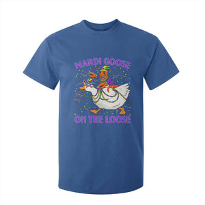 Funny Mardi Gras T Shirt For Kid Goose Crawfish Carnival Trendy Meme TS14 Royal Blue Print Your Wear