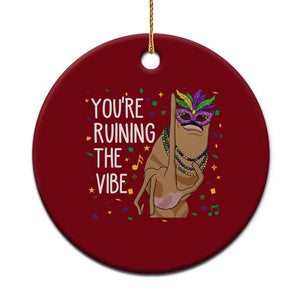 Funny Mardi Gras Ceramic Ornament Marcus The Worm Carnival Trendy Meme TS14 1pc Red Print Your Wear