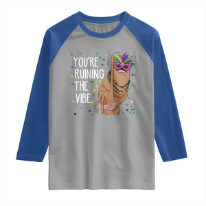 Funny Mardi Gras Raglan Shirt Marcus The Worm Carnival Trendy Meme TS14 Sport Gray Royal Print Your Wear
