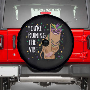 Funny Mardi Gras Spare Tire Cover Marcus The Worm Carnival Trendy Meme TS14 Black Print Your Wear