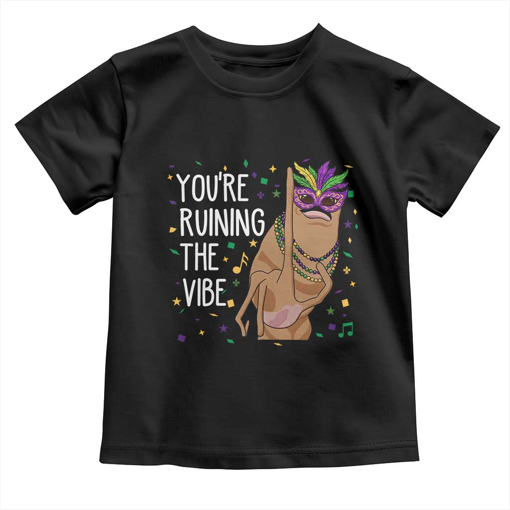 Funny Mardi Gras Toddler T Shirt Marcus The Worm Carnival Trendy Meme TS14 Black Print Your Wear