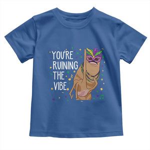 Funny Mardi Gras Toddler T Shirt Marcus The Worm Carnival Trendy Meme TS14 Royal Blue Print Your Wear