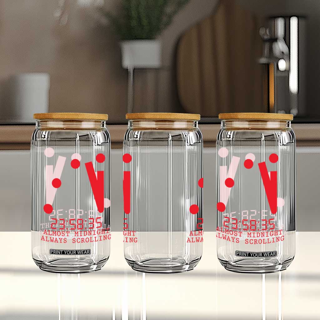 Doomsday Clock Armageddon Glass Can Almost Midnight Always Scrolling TS14 Print Your Wear