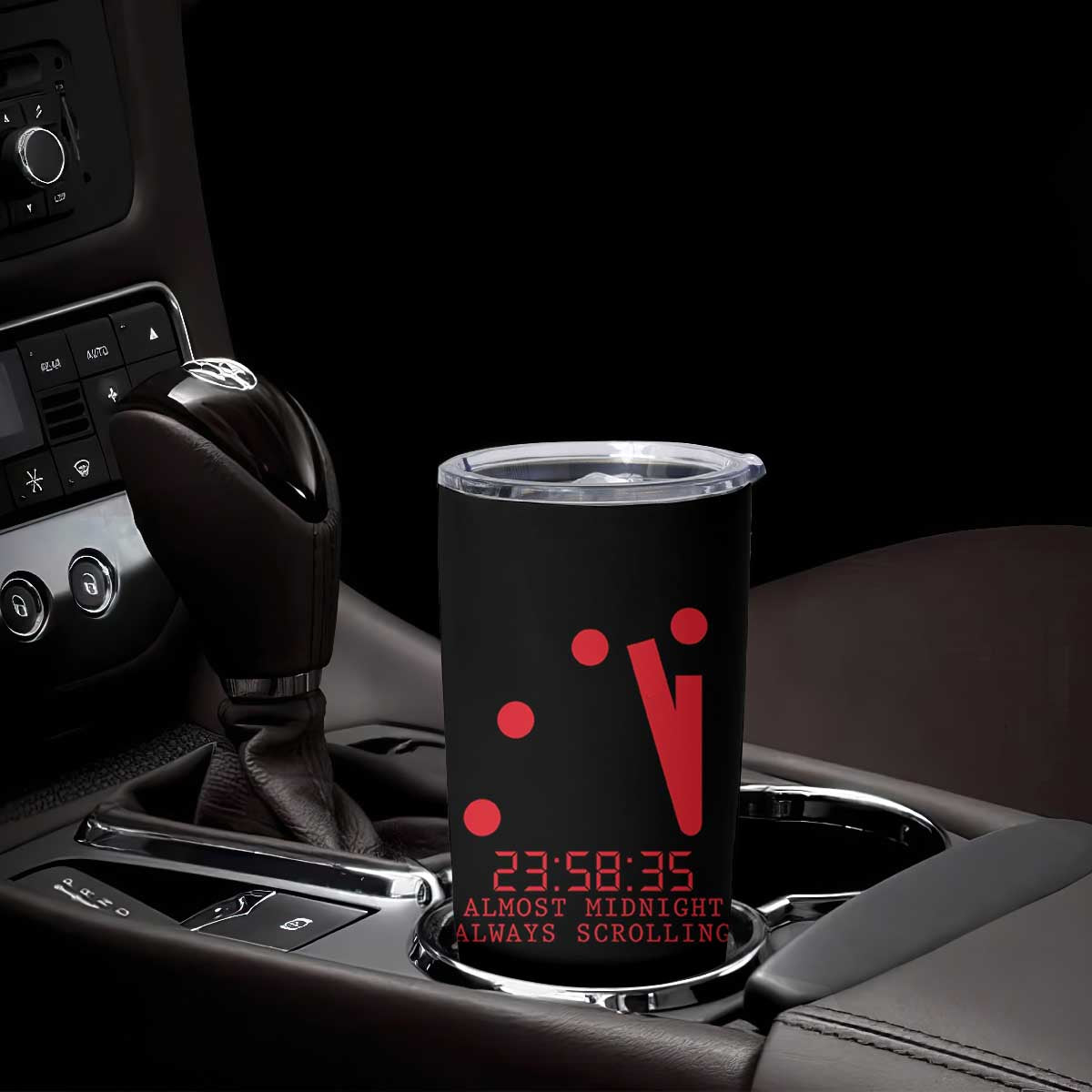 Doomsday Clock Armageddon Tumbler Cup Almost Midnight Always Scrolling TS14 Print Your Wear