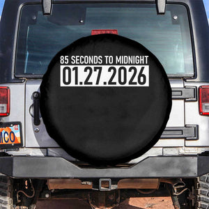Doomsday Clock Armageddon Spare Tire Cover 85 Second To Midnight TS14 No hole Black Print Your Wear