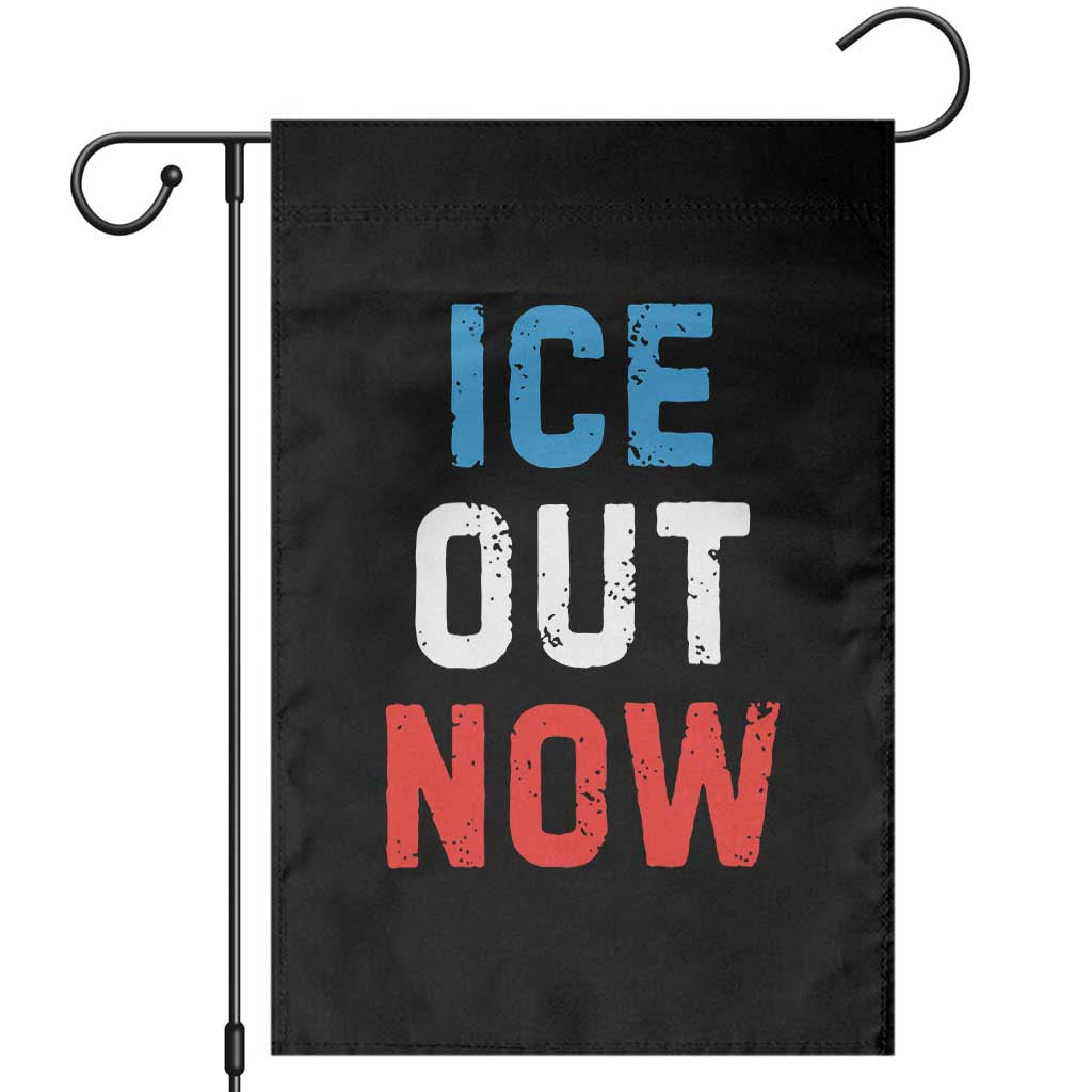 Ice Out Garden Flag Minneapolis Resist ICE Immigration Rights Protest TS14 Black Print Your Wear