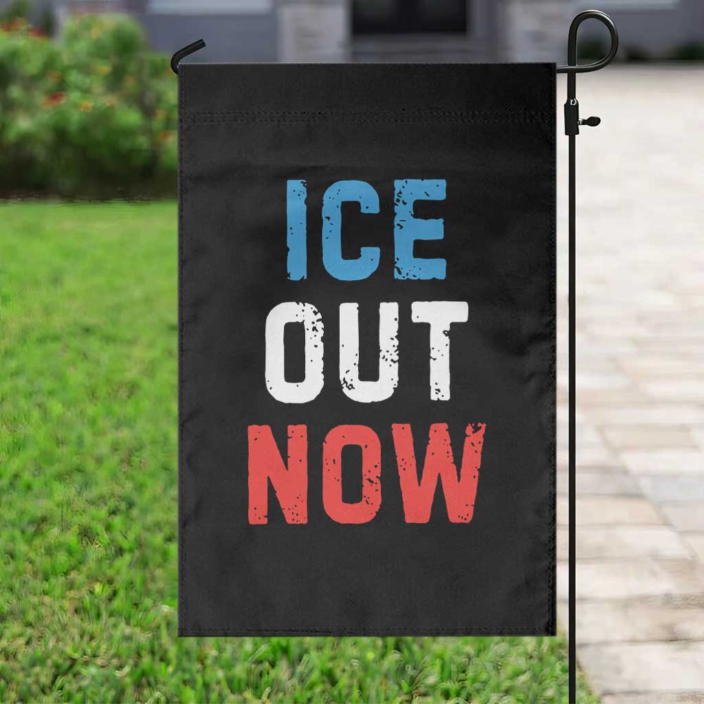 Ice Out Garden Flag Minneapolis Resist ICE Immigration Rights Protest TS14 Print Your Wear