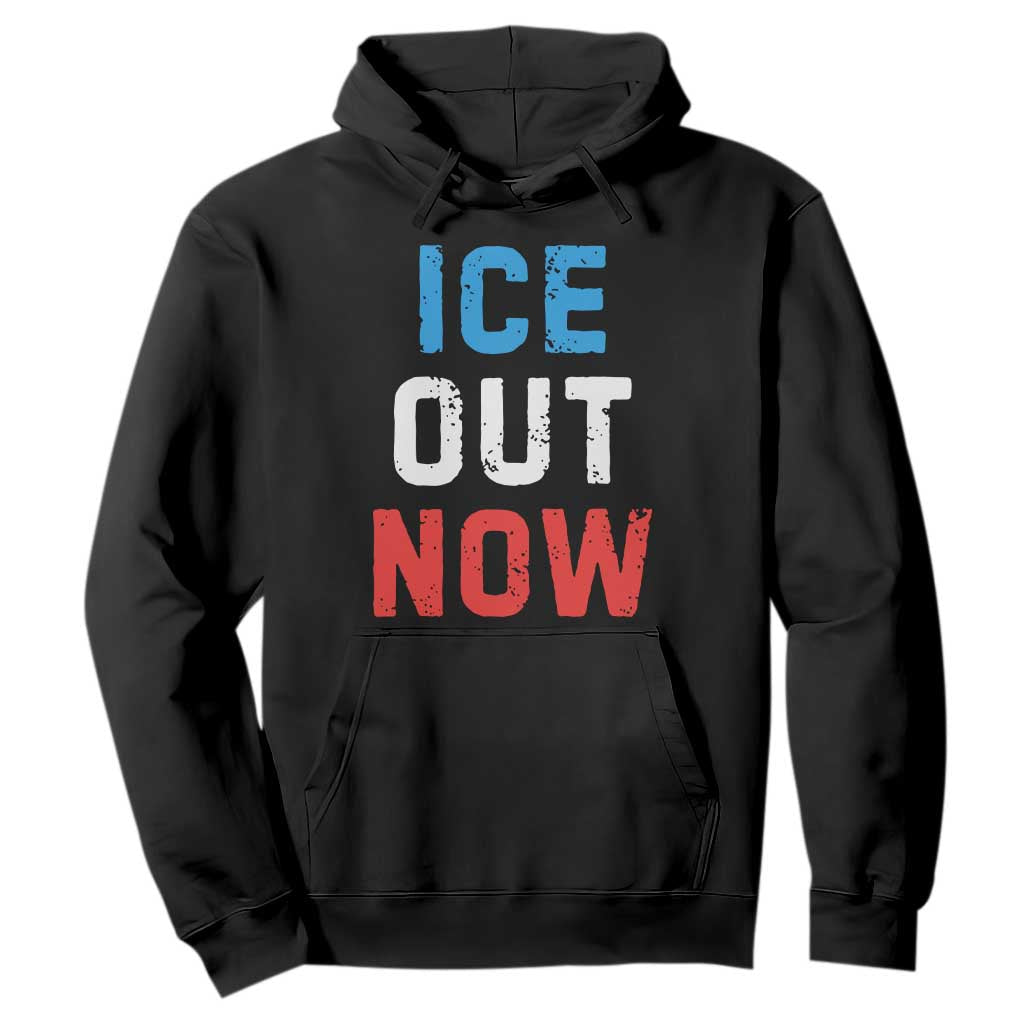 Ice Out Hoodie Minneapolis Resist ICE Immigration Rights Protest TS14 Black Print Your Wear