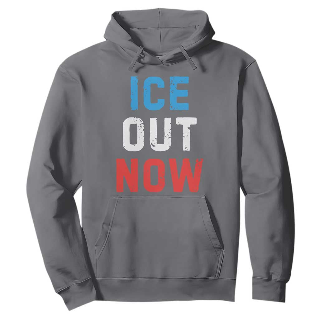 Ice Out Hoodie Minneapolis Resist ICE Immigration Rights Protest TS14 Charcoal Print Your Wear