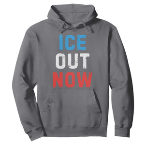 Ice Out Hoodie Minneapolis Resist ICE Immigration Rights Protest TS14 Charcoal Print Your Wear