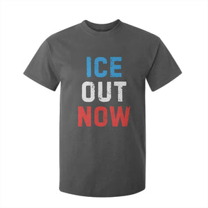 Ice Out T Shirt For Kid Minneapolis Resist ICE Immigration Rights Protest TS14 Dark Heather Print Your Wear