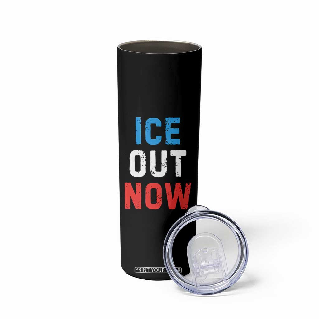Ice Out Skinny Tumbler Minneapolis Resist ICE Immigration Rights Protest TS14 Print Your Wear