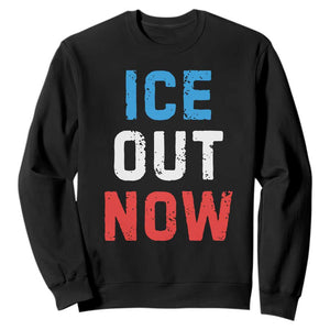 Ice Out Sweatshirt Minneapolis Resist ICE Immigration Rights Protest TS14 Black Print Your Wear