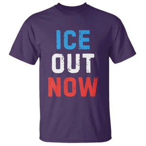 Ice Out T Shirt Minneapolis Resist ICE Immigration Rights Protest TS14 Purple Print Your Wear