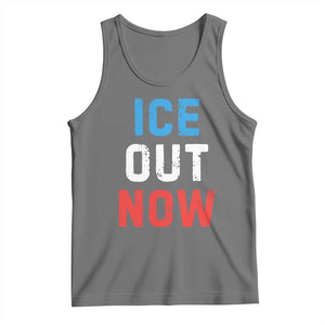 Ice Out Tank Top Minneapolis Resist ICE Immigration Rights Protest TS14 Black Heather Print Your Wear