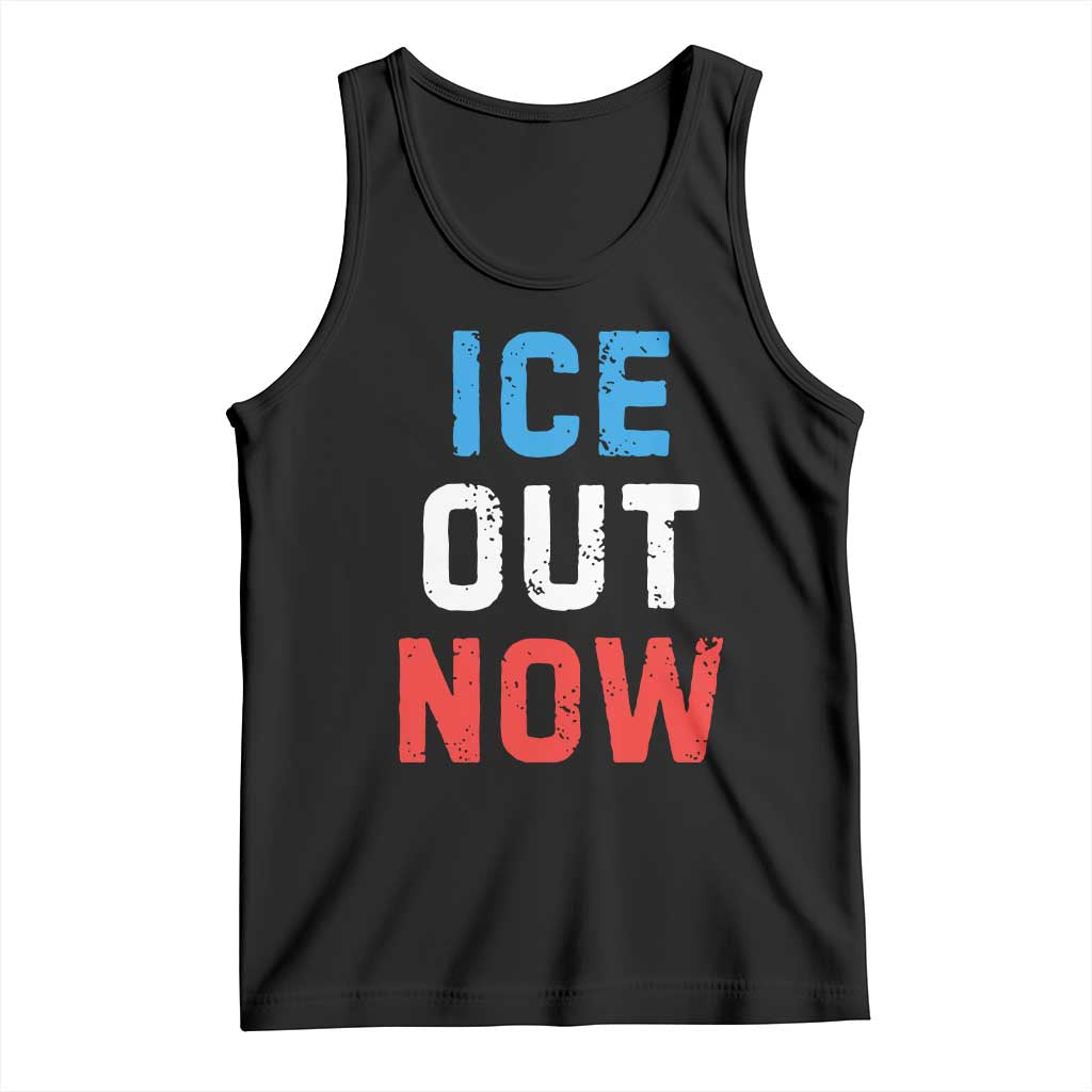 Ice Out Tank Top Minneapolis Resist ICE Immigration Rights Protest TS14 Black Print Your Wear
