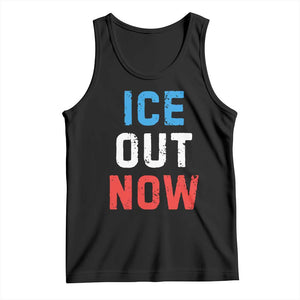 Ice Out Tank Top Minneapolis Resist ICE Immigration Rights Protest TS14 Black Print Your Wear