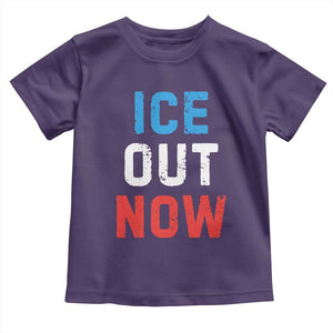 Ice Out Toddler T Shirt Minneapolis Resist ICE Immigration Rights Protest TS14 Purple Print Your Wear