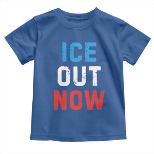 Ice Out Toddler T Shirt Minneapolis Resist ICE Immigration Rights Protest TS14 Royal Blue Print Your Wear