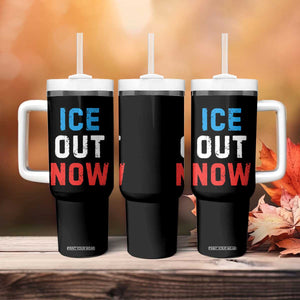 Ice Out Tumbler With Handle Minneapolis Resist ICE Immigration Rights Protest TS14 Print Your Wear
