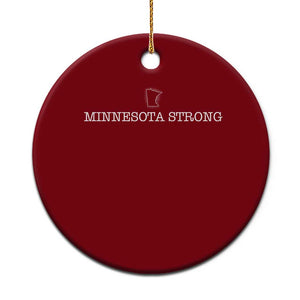 Minnesota Strong Ceramic Ornament Minneapolis Resist Anti ICE Immigration Protest TS14 1pc Red Print Your Wear