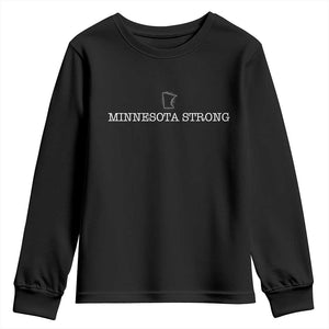 Minnesota Strong Youth Sweatshirt Minneapolis Resist Anti ICE Immigration Protest TS14 Black Print Your Wear