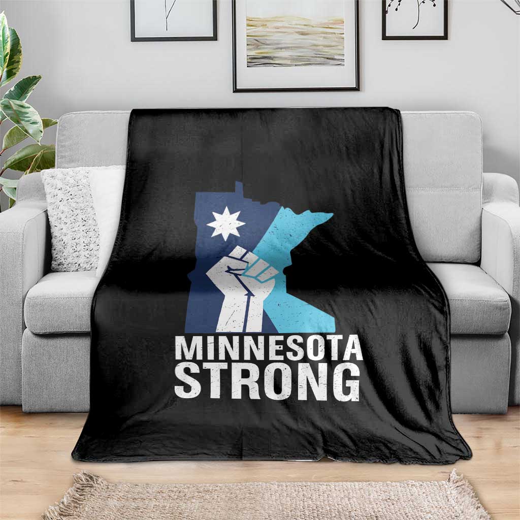 Minnesota Strong Throw Blanket Minneapolis Resist ICE Immigration Human Rights Protest TS14 Print Your Wear