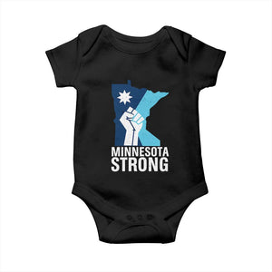 Minnesota Strong Baby Onesie Minneapolis Resist ICE Immigration Human Rights Protest TS14 Black Print Your Wear