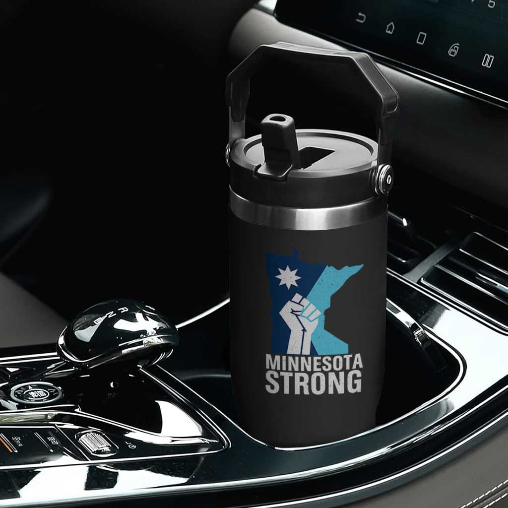 Minnesota Strong Flip Straw Tumbler Minneapolis Resist ICE Immigration Human Rights Protest TS14 Print Your Wear
