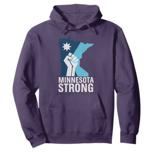 Minnesota Strong Hoodie Minneapolis Resist ICE Immigration Human Rights Protest TS14 Purple Print Your Wear