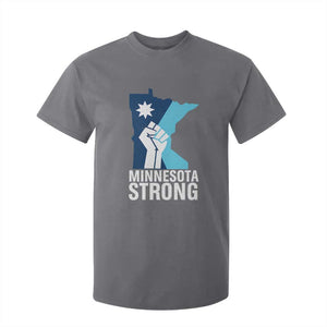 Minnesota Strong T Shirt For Kid Minneapolis Resist ICE Immigration Human Rights Protest TS14 Charcoal Print Your Wear