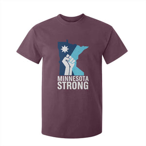 Minnesota Strong T Shirt For Kid Minneapolis Resist ICE Immigration Human Rights Protest TS14 Maroon Print Your Wear