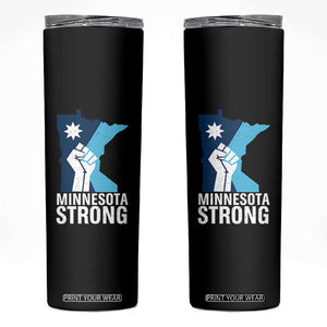 Minnesota Strong Skinny Tumbler Minneapolis Resist ICE Immigration Human Rights Protest TS14 Black Print Your Wear