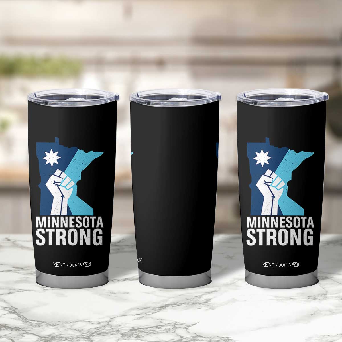 Minnesota Strong Tumbler Cup Minneapolis Resist ICE Immigration Human Rights Protest TS14 Print Your Wear