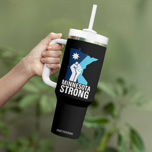 Minnesota Strong Tumbler With Handle Minneapolis Resist ICE Immigration Human Rights Protest TS14 Print Your Wear