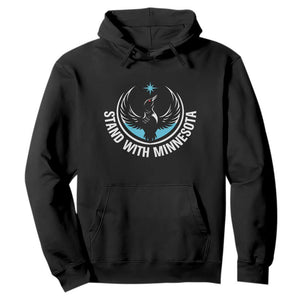 Minnesota Strong Hoodie Stand With Minnesota Anti ICE Immigration Rights Protest TS14 Black Print Your Wear